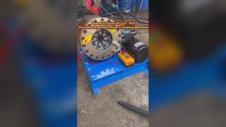 Démonstration d'une machine à sertir les tuyaux hydrauliques portables 12-24 V