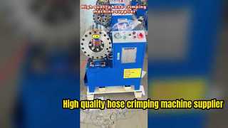 Fournisseur de machine à sertir les tuyaux de haute qualité