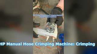 Machine à sertir les tuyaux manuelle MS-P16HP : Démonstration de sertissage