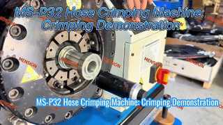 -Machine à sertir les tuyaux P32 : Démonstration de sertissage