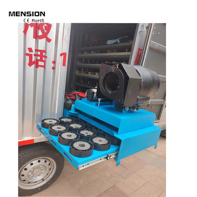 24V Mobile Hydraulic Hose Crimping Machine with 280T Crimping Force for High Pressure Hose Assembly     Hose Crimping Machine